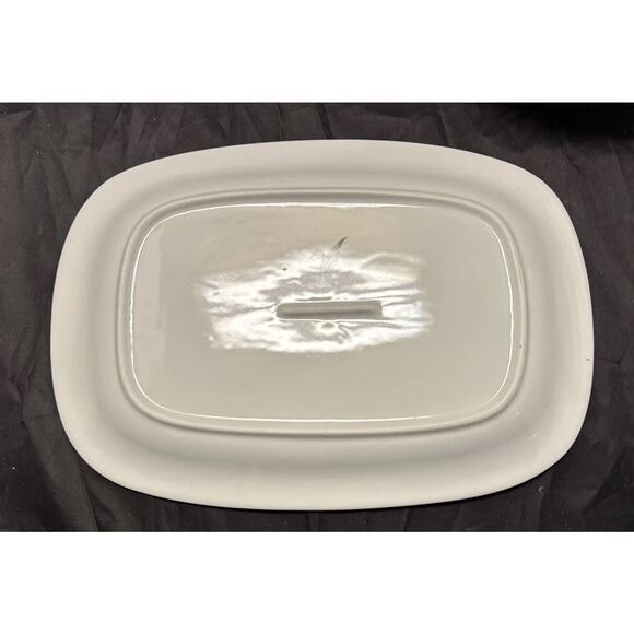 Lynns Fine China 14" Serving Platter Floral Band Design - Picture 5 of 7